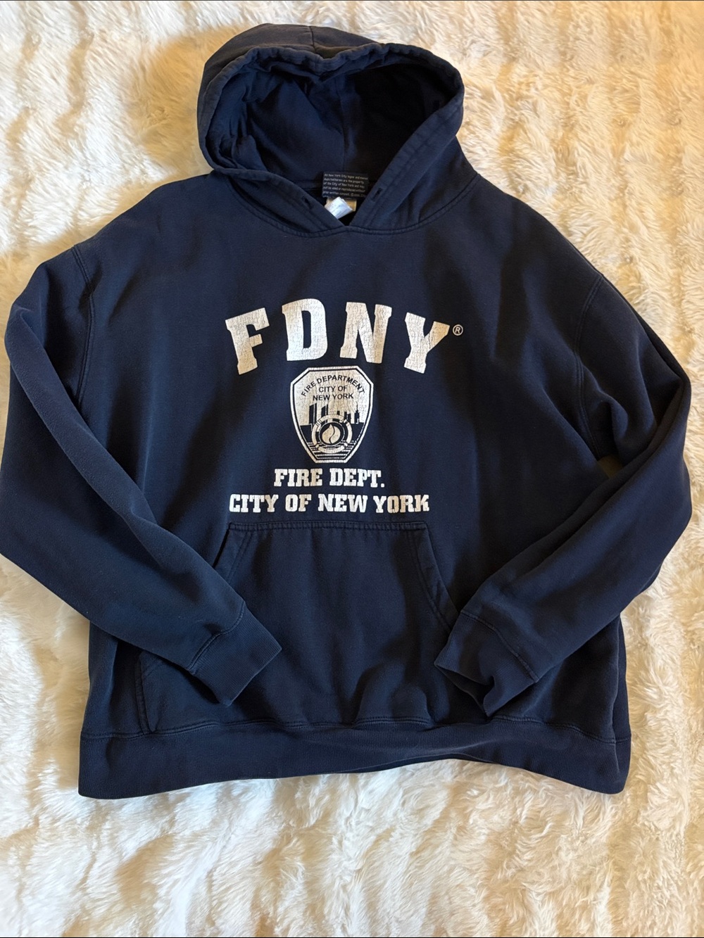 FDNY Navy Pullover Hoodie - Fire Dept. City of New York